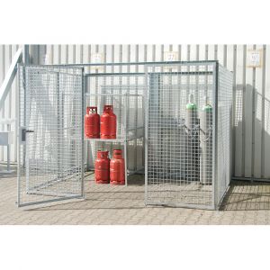 Gasflaschen-Container ohne Dach für max. 104 Gasflaschen Ø 220 mm